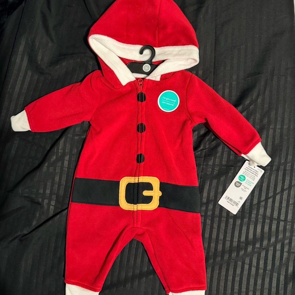 Child of Mine Red Santa Bodysuit